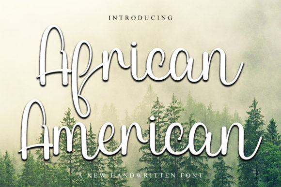 African American Script Font for Brand Personality