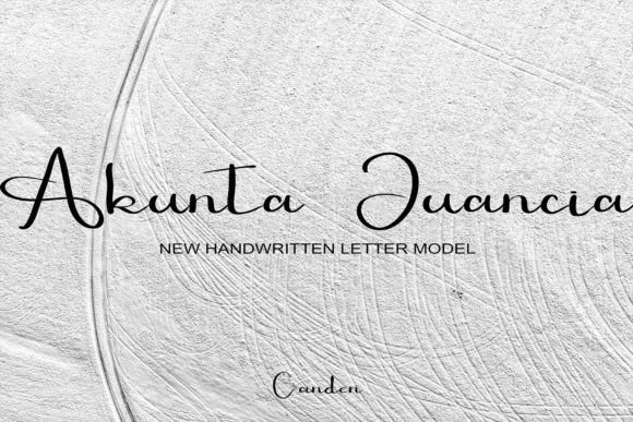Akhunta Juancia: A Dazzling Script Font for Thoughtful Editorial Design
