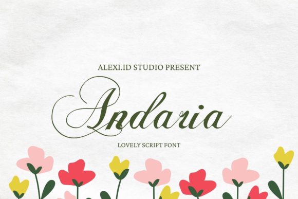 Andaria Script Font for Elegant Branding