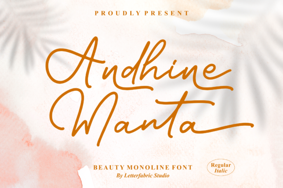Andhine Manta: A Delicate Script Font for Small Business Branding