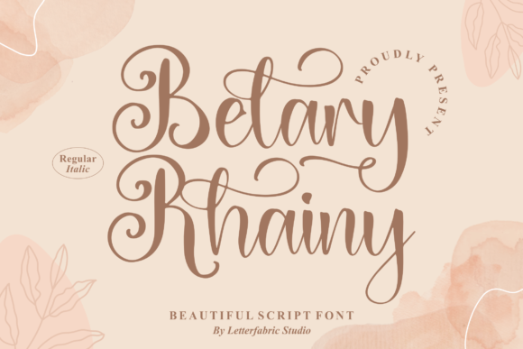 Belary Rhainy: A Script Handwritten Font That Elevates Real Small Business Branding