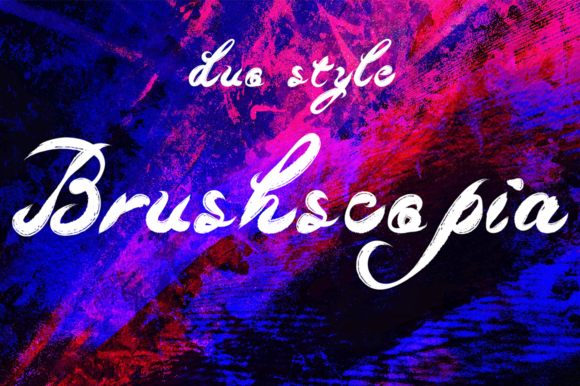 Brushscopia: A Playful Script Font for Campaign-Ready Headlines