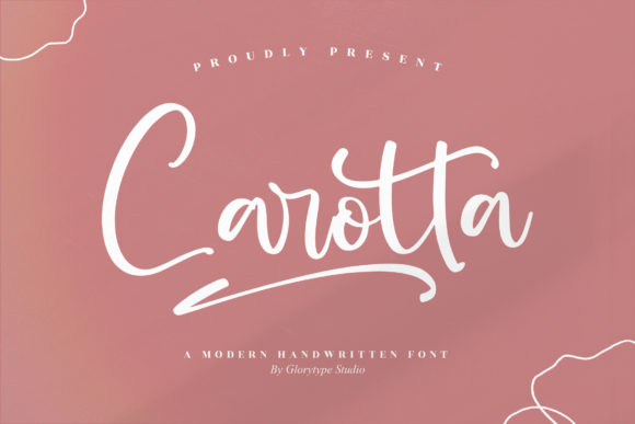 Carotta: A Modern Handwritten Font for Authentic Brand Identity