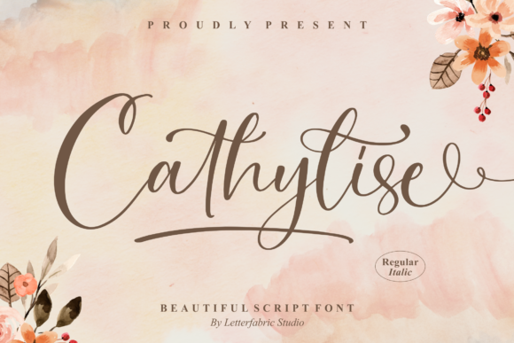 Cathylise Script Font for Digital Branding