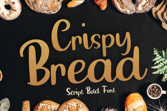 Crispy Bread: A Bold Script Handwritten Font for Editorial Design