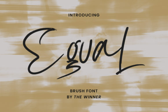 Egual: A Paint Brushed Script Font for Scroll-Stopping Visuals