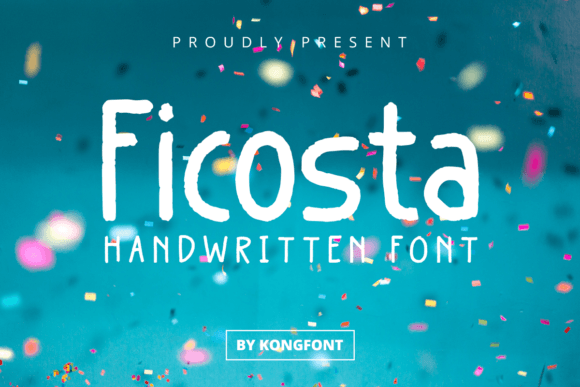 Ficosta: A Playful Handwritten Script Font for Digital Brands