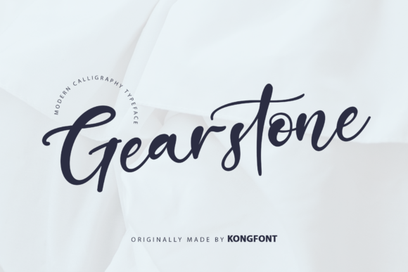 Gearstone: A Playful Handwritten Script Font for Digital Brands