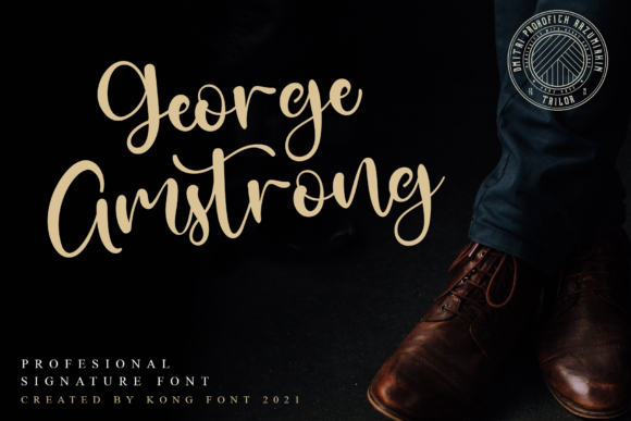 George Amstrong: A Playful Handwritten Script Font for Editorial Charm