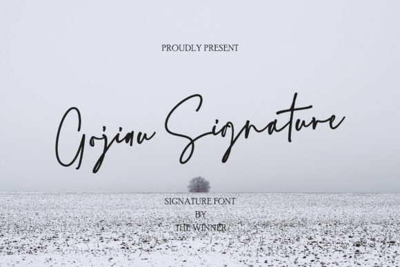 Gojiau: A Paint Brushed Script Font That Elevates Your Brand
