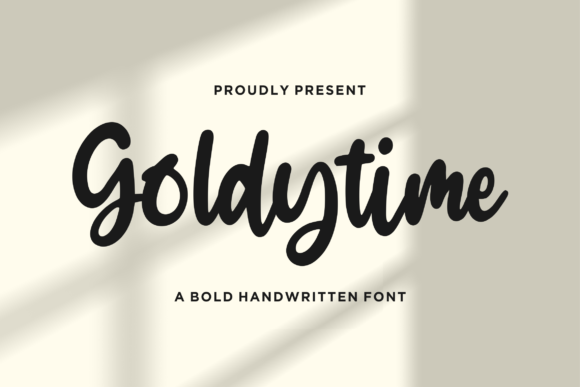 Goldytime Script Font for Elegant Branding