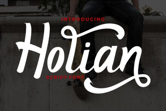 Holian: A Bold Script Font for Modern Branding