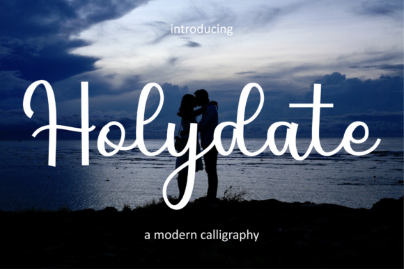 Holydate: A Chic Round Script Font for Elegant Branding