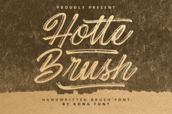 Hotte Brush Font: Playful Handwritten Script for Crafters