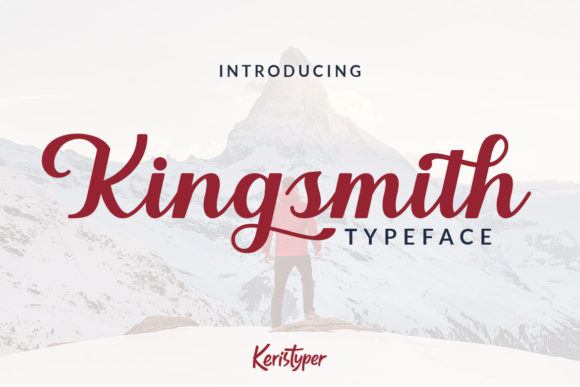 Kingsmith Script Font for Handmade Branding & Printables