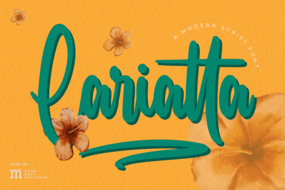 Lariatta: A Script Handwritten Font for Elegant Editorial Moments