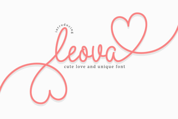 Leova: A Delicate Script Handwritten Font for Elegant Makers