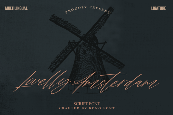 Lovelly Amsterdam Font for Playful Brand Identity
