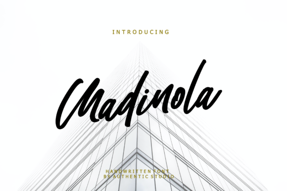 Madinola Script Font for Handmade Branding & Creative Projects