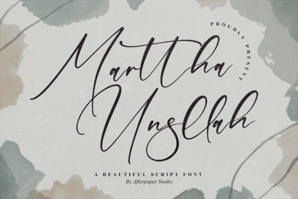 Marttha Unsllah Script Font for Clear, Charming Campaign Visuals