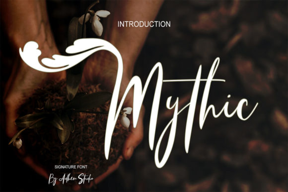 Mythic: A Stylish Script Font for Thoughtful Editorial Design