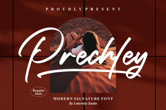Prechley: A Stylish Script Font for Editorial Design