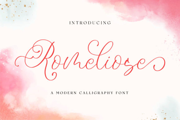 Romeliose: A Delicate Script Font for Elegant Digital Branding