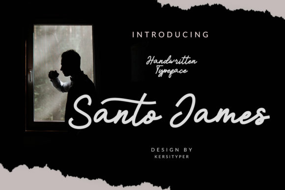 Santo James Script Font for Elegant Campaign Design