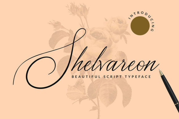 Shelvareon: A Delicate Script Font for Elegant Editorial Design
