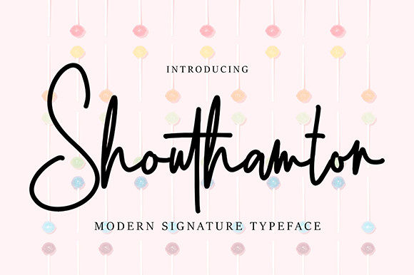 Shouthamton: A Relaxed Script Font for Editorial Warmth