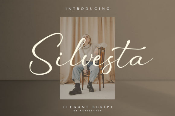 Silvesta: A Whimsical Script Handwritten Font for Luxury Design