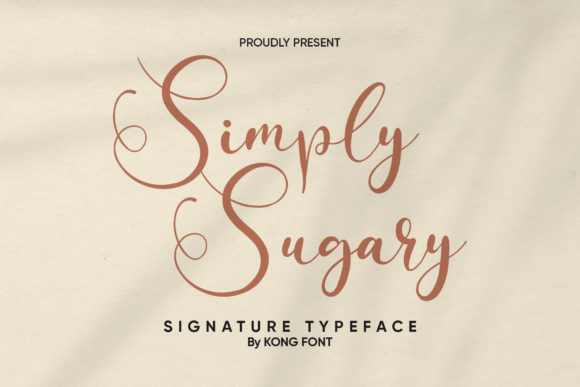 Simply Sugary: A Playful Handwritten Script Font for Small Business Branding
