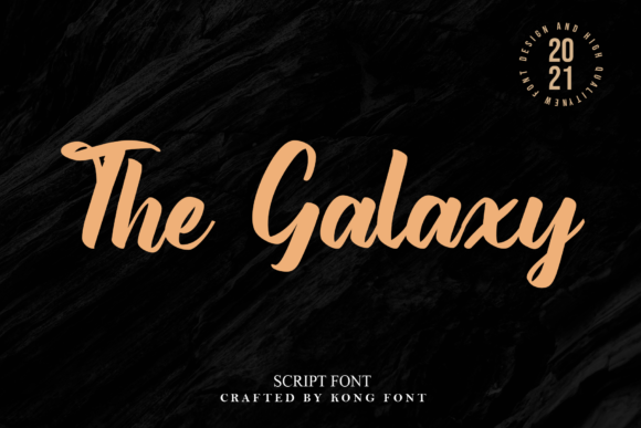 The Galaxy: A Playful Handwritten Script Font for Digital Design