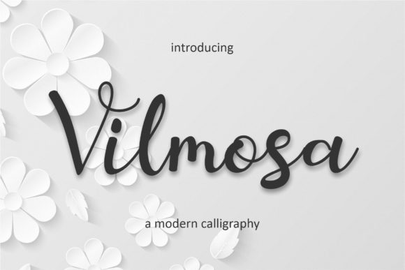 Vilmosa: A Sweet, Whimsical Script Font for Handmade Creators